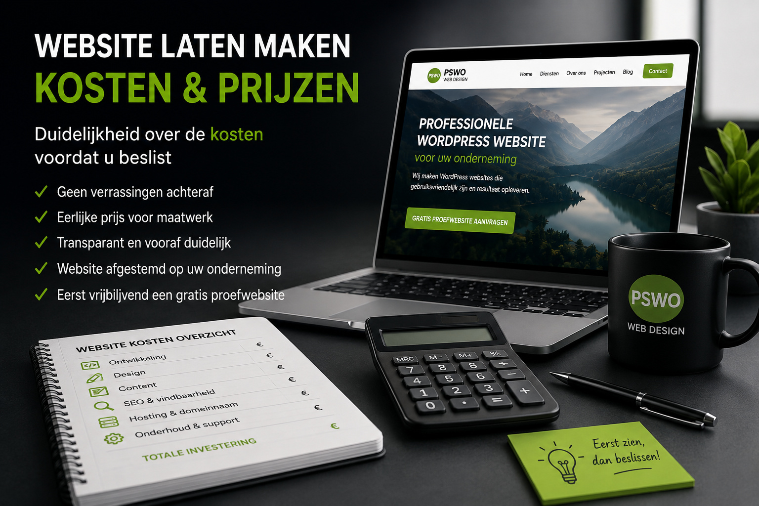 Website laten maken kosten en prijzen vergelijken Kosten en prijzen van websites vergelijken