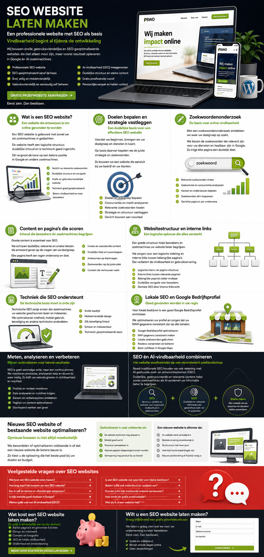 WordPress website voor ZZP voor een bedrijf
