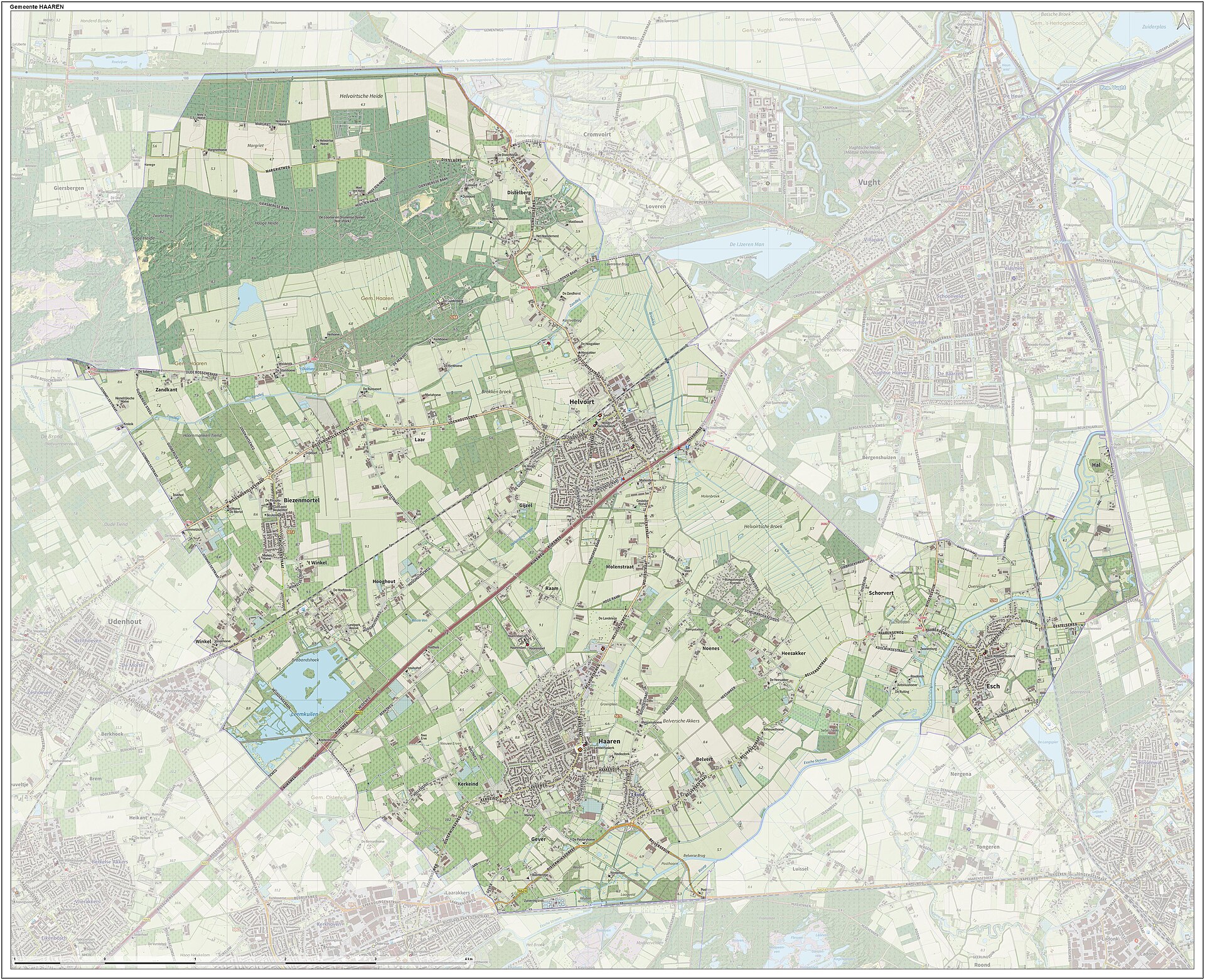 Website laten maken Haaren – lokale omgeving Lokale omgeving van Haaren als lokaal beeld bij website laten maken Haaren