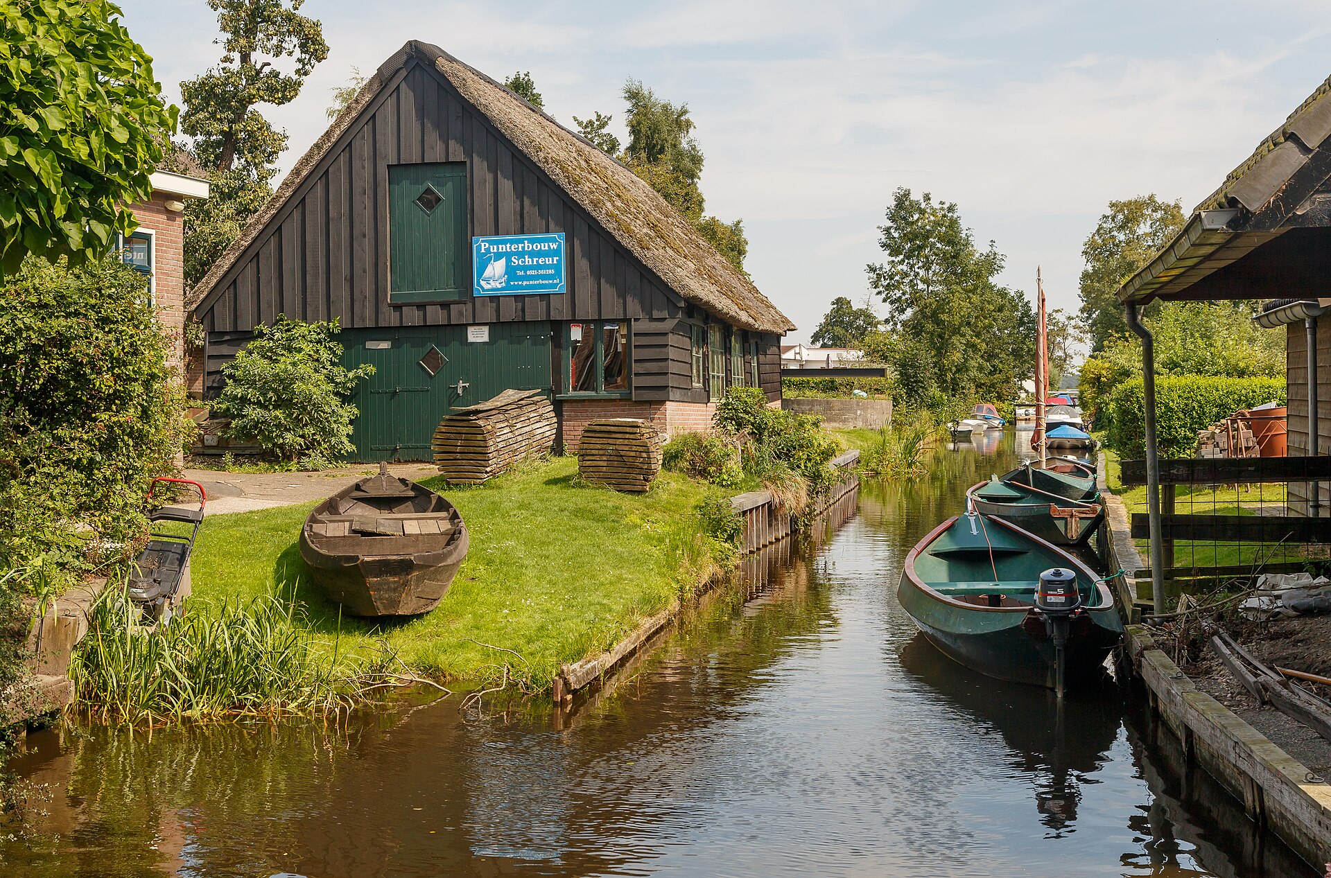 Lokaal beeld van Giethoorn bij website laten maken en webdesign Giethoorn